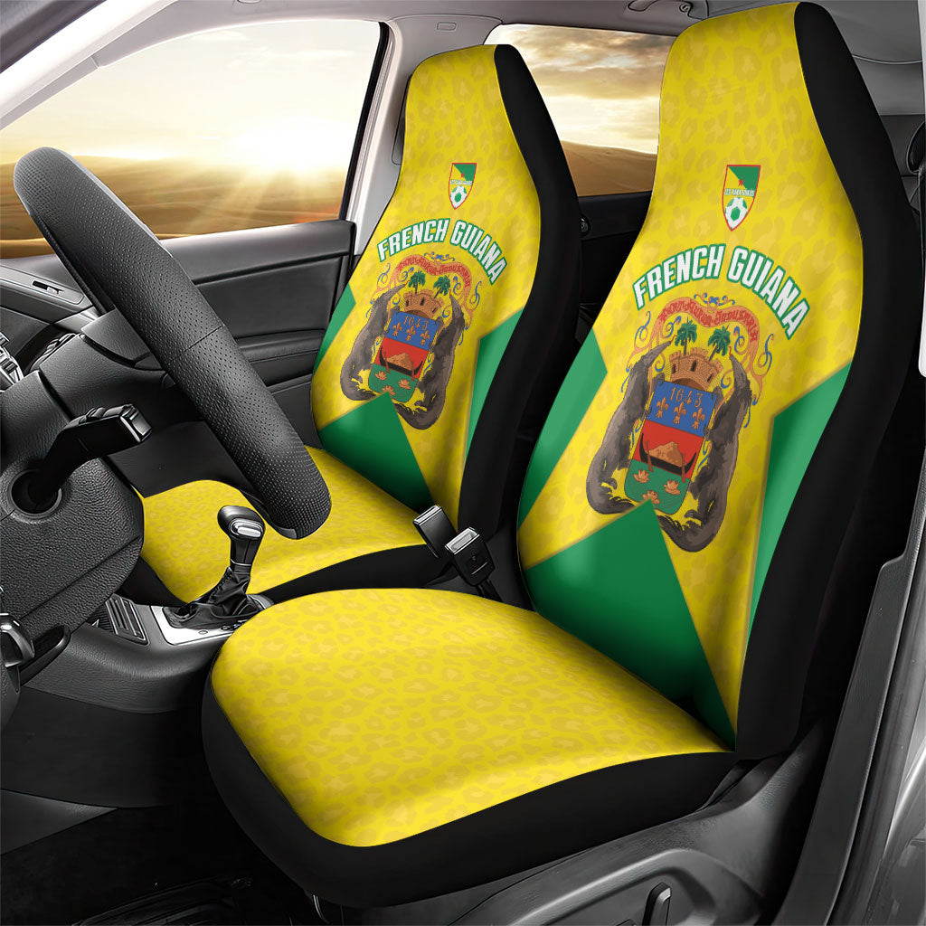 French Guiana Football 2026 Car Seat Cover Allez Les Yana Dokos