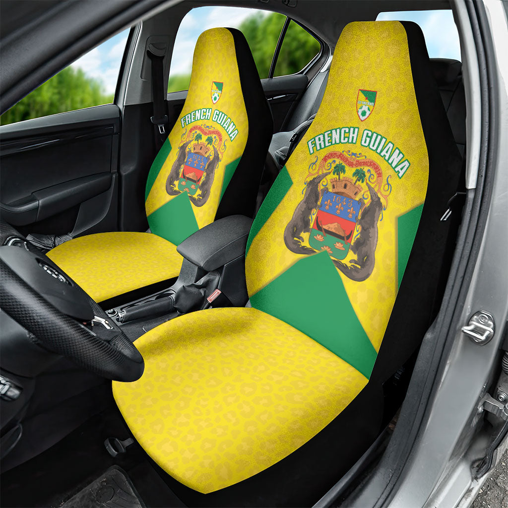 French Guiana Football 2026 Car Seat Cover Allez Les Yana Dokos