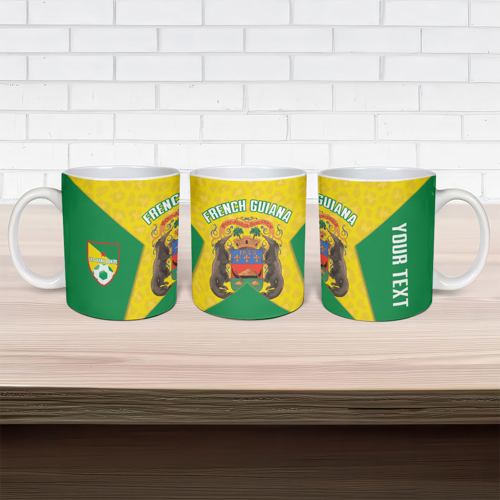 French Guiana Football 2026 Custom Ceramic Mug Allez Les Yana Dokos