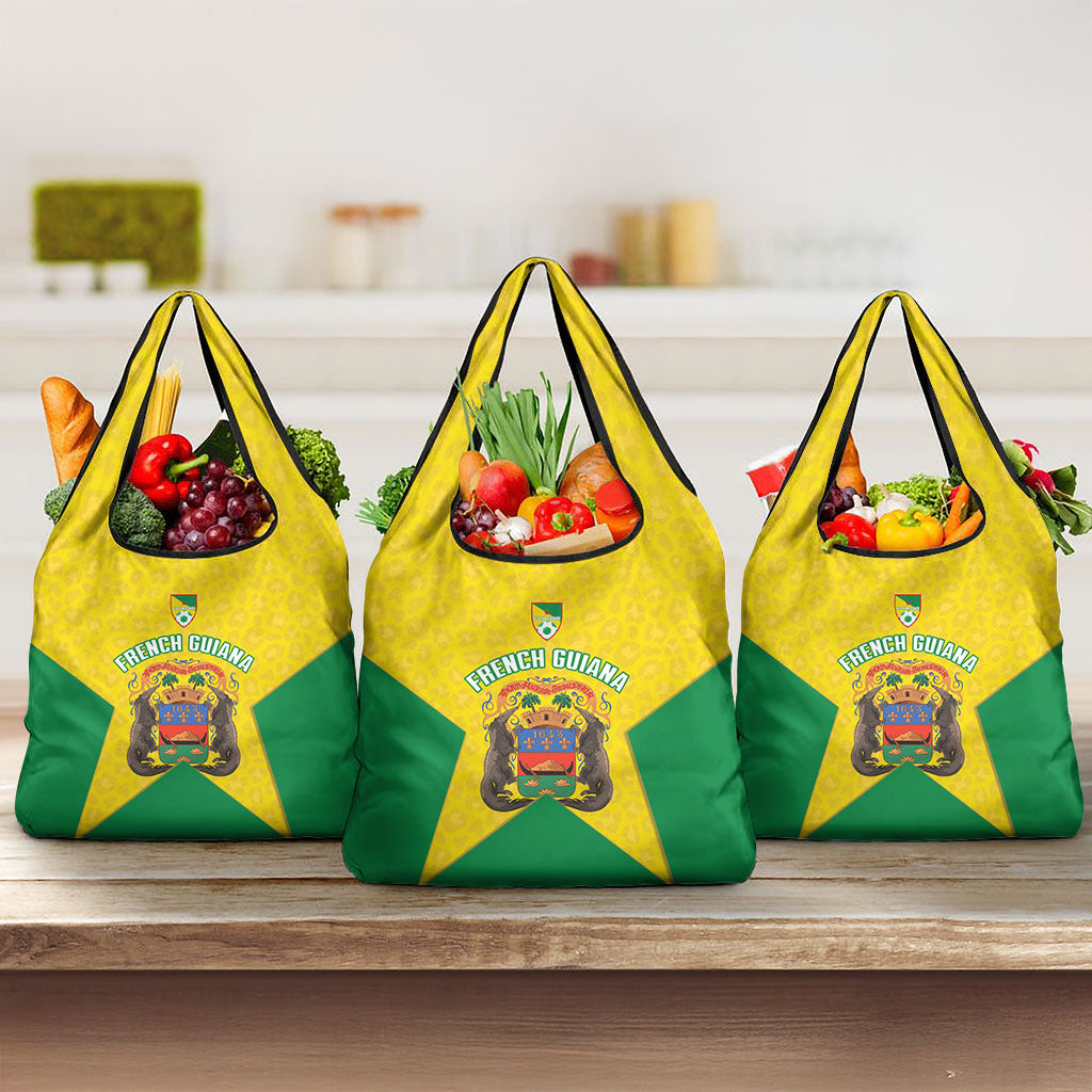 French Guiana Football 2026 Grocery Bag Allez Les Yana Dokos