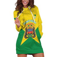 French Guiana Football 2026 Custom Hoodie Dress Allez Les Yana Dokos
