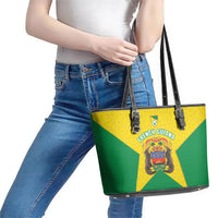 French Guiana Football 2026 Leather Tote Bag Allez Les Yana Dokos