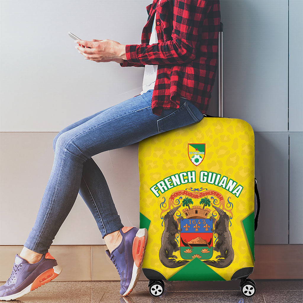 French Guiana Football 2026 Luggage Cover Allez Les Yana Dokos