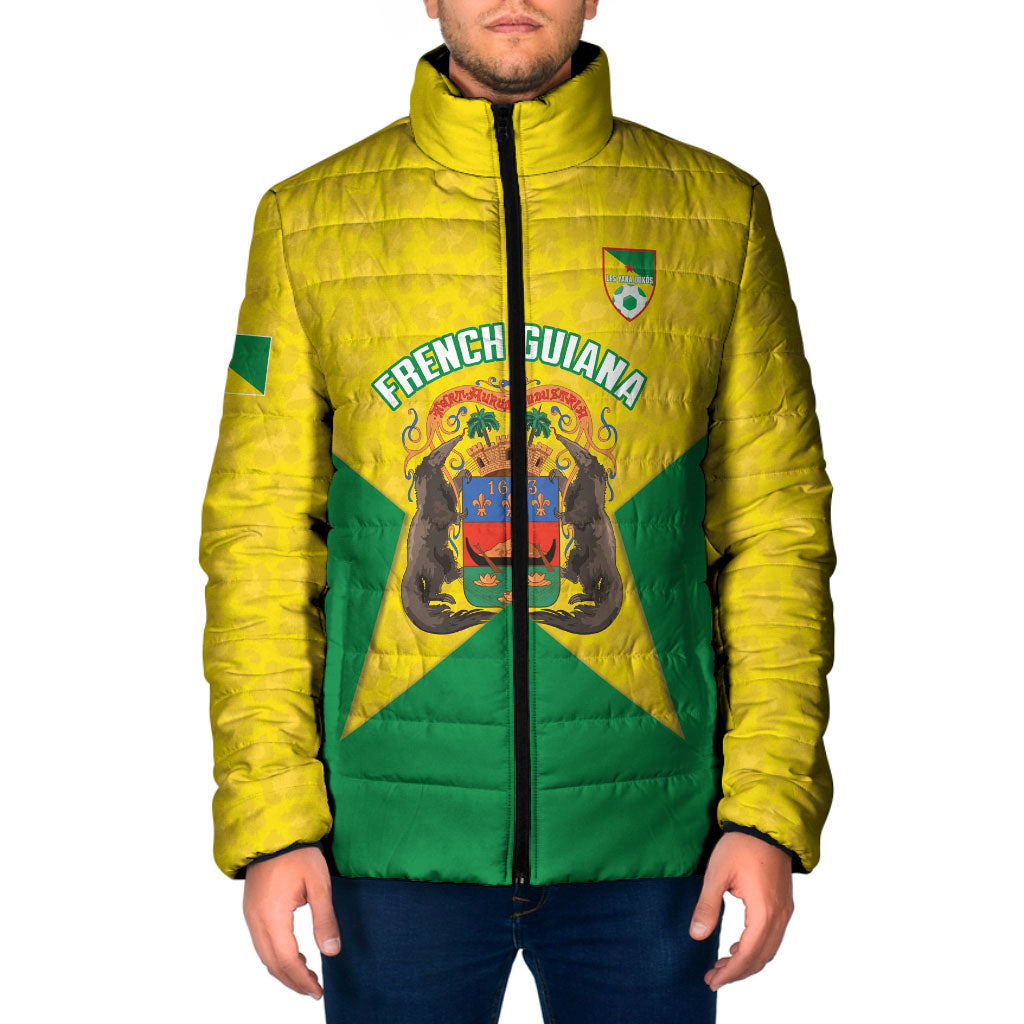French Guiana Football 2026 Custom Padded Jacket Allez Les Yana Dokos