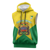 French Guiana Football 2026 Custom Sleeveless Hoodie Allez Les Yana Dokos