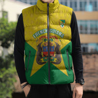French Guiana Football 2026 Custom Sleeveless Puffer Jacket Allez Les Yana Dokos
