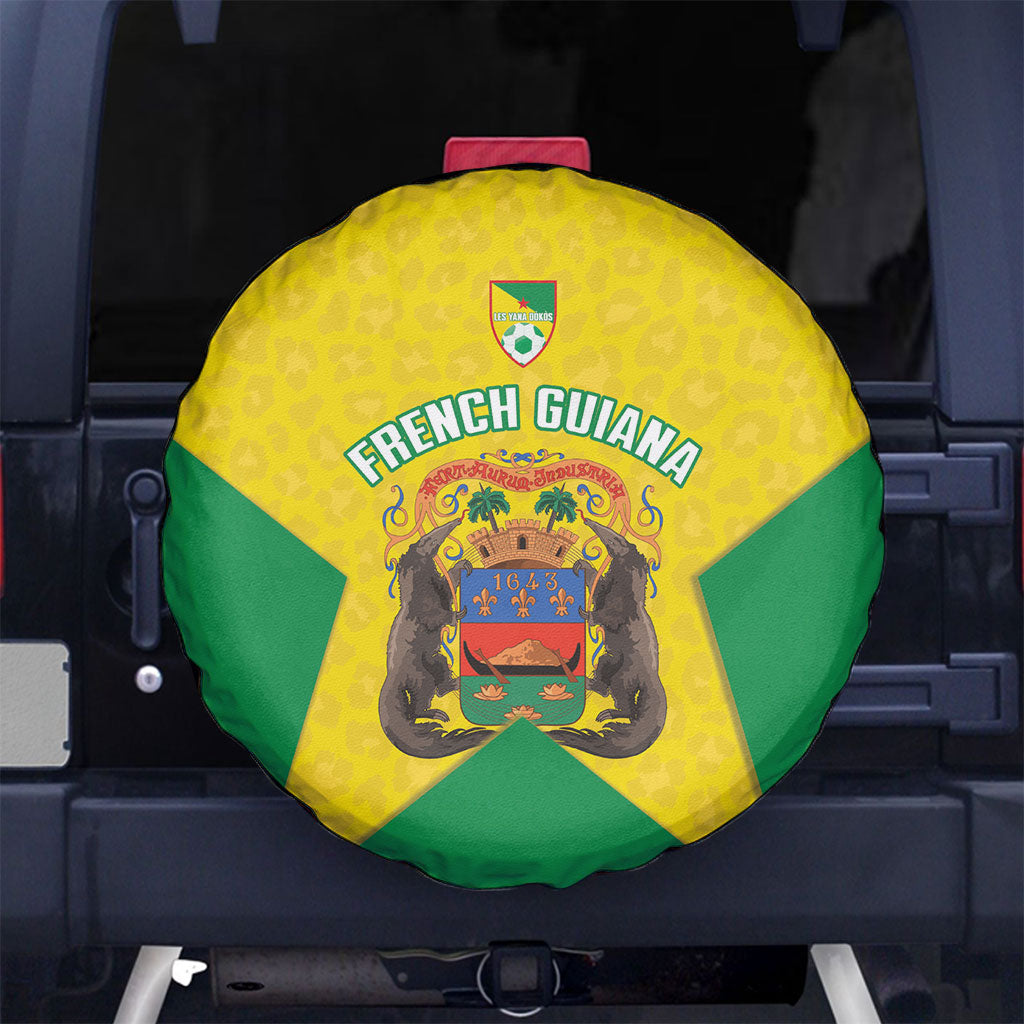 French Guiana Football 2026 Spare Tire Cover Allez Les Yana Dokos