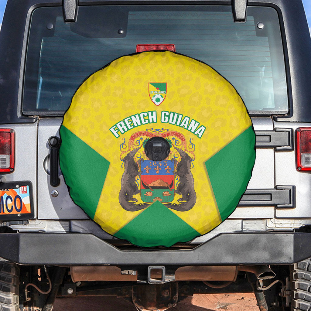 French Guiana Football 2026 Spare Tire Cover Allez Les Yana Dokos
