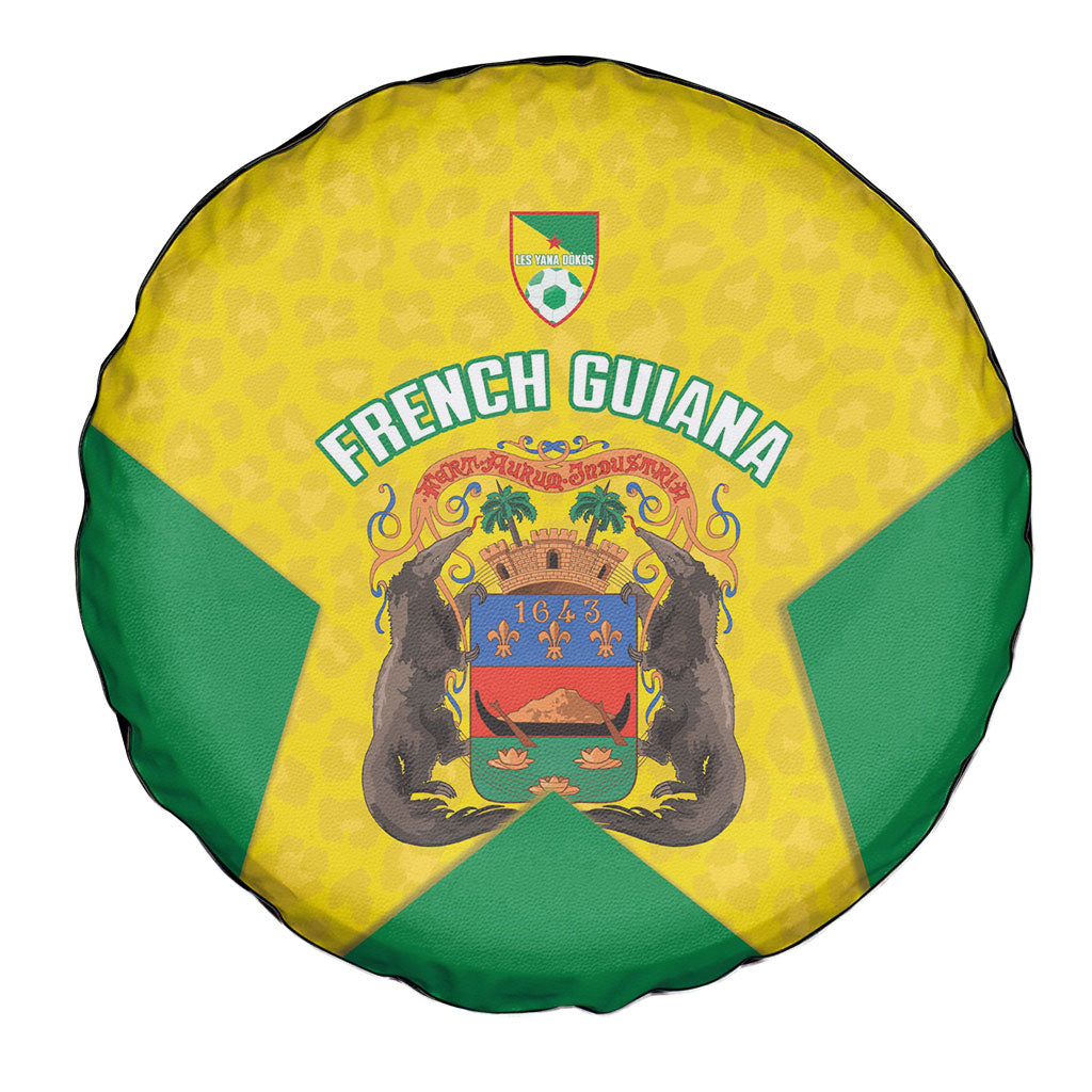 French Guiana Football 2026 Spare Tire Cover Allez Les Yana Dokos