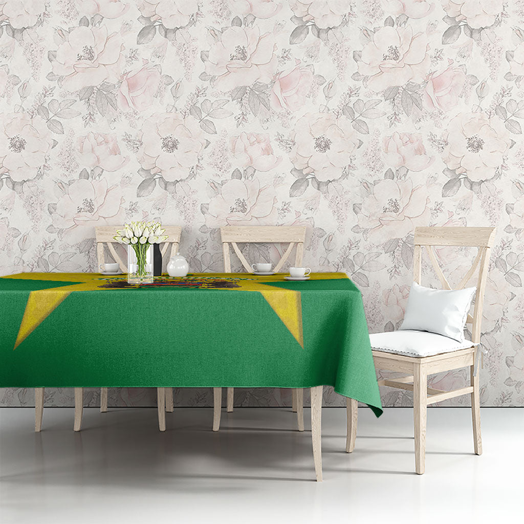 French Guiana Football 2026 Tablecloth Allez Les Yana Dokos