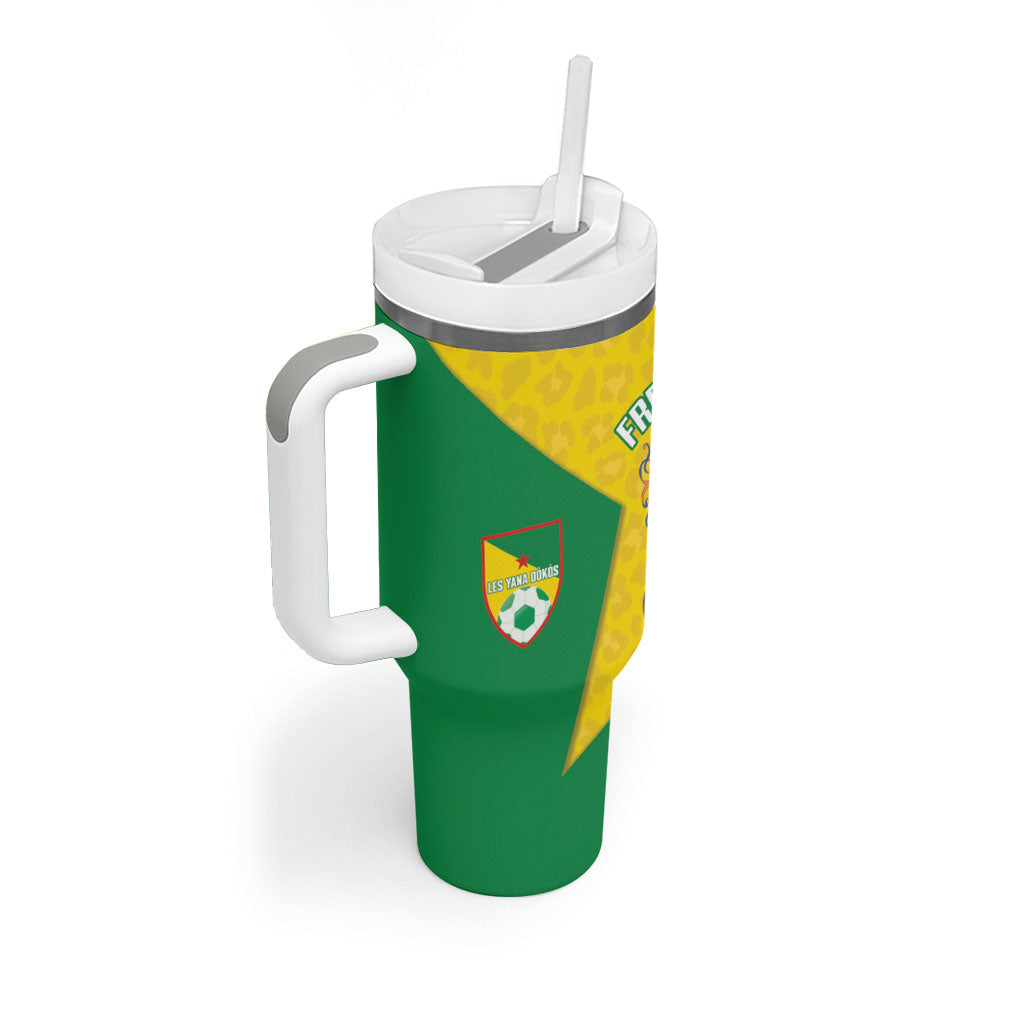 French Guiana Football 2026 Custom Tumbler With Handle Allez Les Yana Dokos