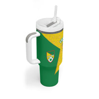 French Guiana Football 2026 Custom Tumbler With Handle Allez Les Yana Dokos