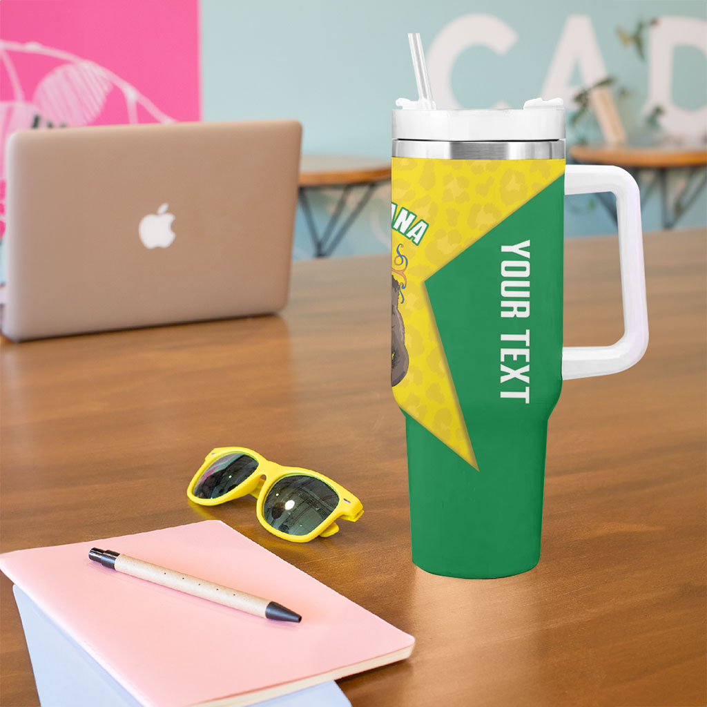French Guiana Football 2026 Custom Tumbler With Handle Allez Les Yana Dokos