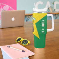 French Guiana Football 2026 Custom Tumbler With Handle Allez Les Yana Dokos