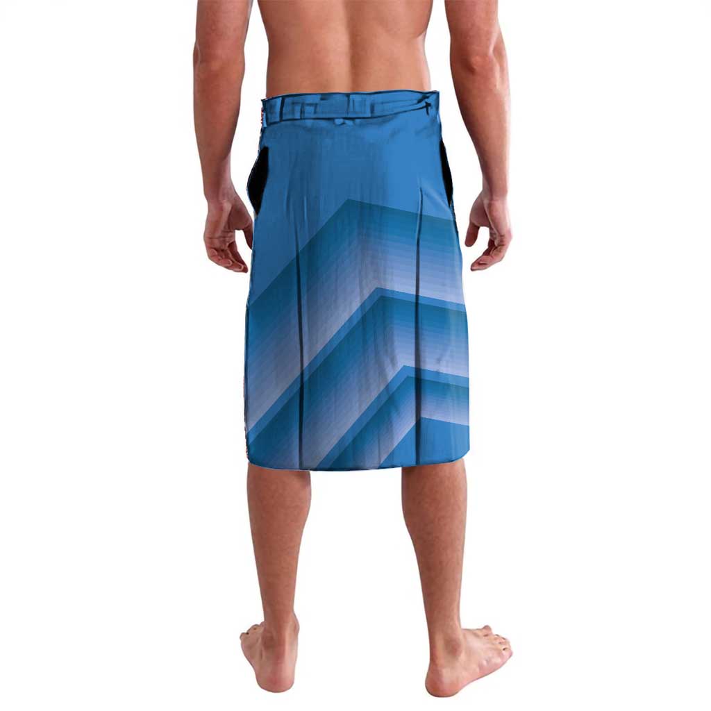 Personalised Antigua and Barbuda Independence Day Lavalava Fallow Deer With Flag - Wonder Print Shop