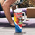Personalised Antigua and Barbuda Independence Day Tumbler With Handle Fallow Deer With Flag - Wonder Print Shop