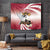 Personalised Latvia Independence Day Tapestry Latvija White Wagtail With Map 106th Anniversary - Wonder Print Shop