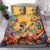 Mexico Day Of The Dead Bedding Set Sugar Skull Girl With Guitar Colorful Vibes - Wonder Print Shop