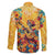 Mexico Day Of The Dead Family Matching Long Sleeve Bodycon Dress and Hawaiian Shirt Sugar Skull Girl With Guitar Colorful Vibes - Wonder Print Shop