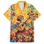 Mexico Day Of The Dead Family Matching Off Shoulder Short Dress and Hawaiian Shirt Sugar Skull Girl With Guitar Colorful Vibes - Wonder Print Shop