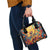 Mexico Day Of The Dead Shoulder Handbag Sugar Skull Girl With Guitar Colorful Vibes