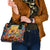 Mexico Day Of The Dead Shoulder Handbag Sugar Skull Girl With Guitar Colorful Vibes
