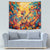 Mexico Day Of The Dead Tapestry Sugar Skull Girl With Guitar Colorful Vibes - Wonder Print Shop