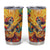 Mexico Day Of The Dead Tumbler Cup Sugar Skull Girl With Guitar Colorful Vibes - Wonder Print Shop