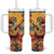 Mexico Day Of The Dead Tumbler With Handle Sugar Skull Girl With Guitar Colorful Vibes - Wonder Print Shop