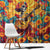 Mexico Day Of The Dead Window Curtain Sugar Skull Girl With Guitar Colorful Vibes - Wonder Print Shop