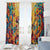 Mexico Day Of The Dead Window Curtain Sugar Skull Girl With Guitar Colorful Vibes - Wonder Print Shop