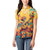 Mexico Day Of The Dead Women Polo Shirt Sugar Skull Girl With Guitar Colorful Vibes - Wonder Print Shop