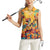 Mexico Day Of The Dead Women Sleeveless Polo Shirt Sugar Skull Girl With Guitar Colorful Vibes - Wonder Print Shop