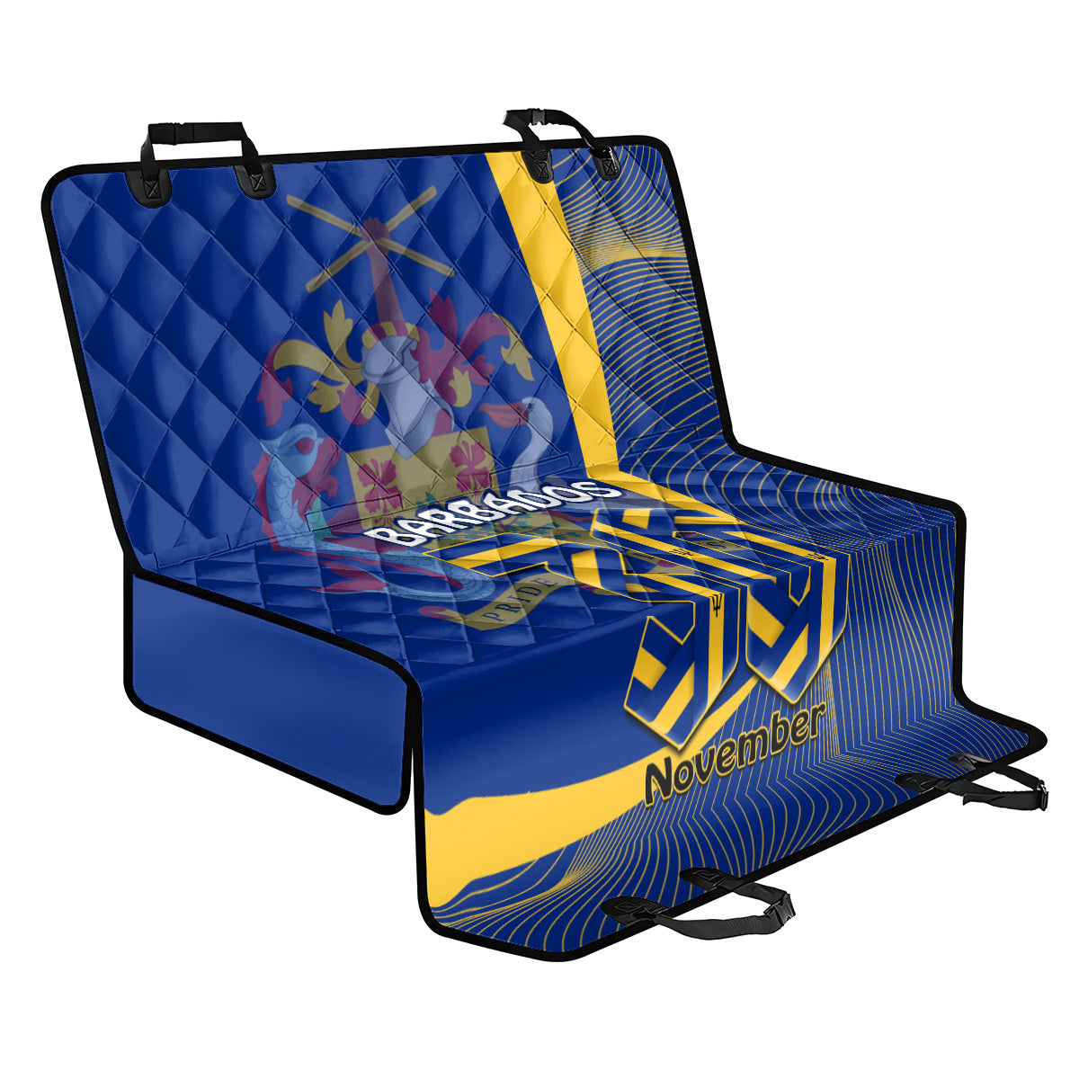 personalised-barbados-independence-day-back-car-seat-cover-30-november-happy-anniversary-barbadian