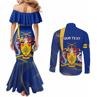 personalised-barbados-independence-day-couples-matching-mermaid-dress-and-long-sleeve-button-shirt-30-november-happy-anniversary-barbadian