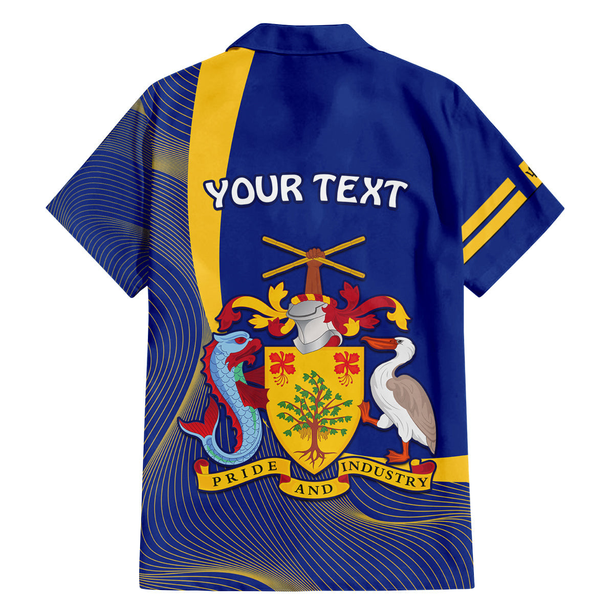 Personalised Barbados Independence Day Family Matching Puletasi Dress and Hawaiian Shirt 30 November Happy Anniversary Barbadian - Wonder Print Shop