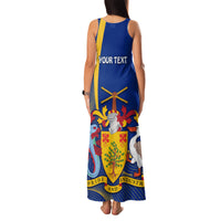 Personalised Barbados Independence Day Family Matching Tank Maxi Dress and Hawaiian Shirt 30 November Happy Anniversary Barbadian - Wonder Print Shop