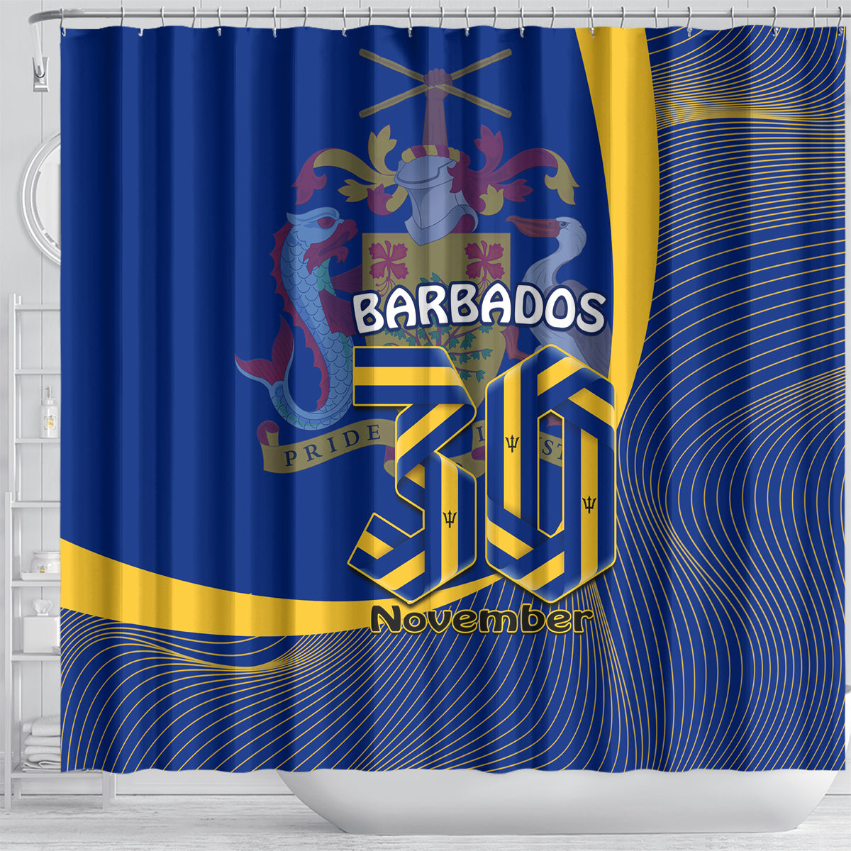 personalised-barbados-independence-day-shower-curtain-30-november-happy-anniversary-barbadian