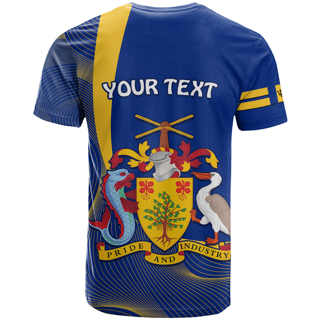 Personalised Barbados Independence Day T Shirt 30 November Happy Anniversary Barbadian - Wonder Print Shop