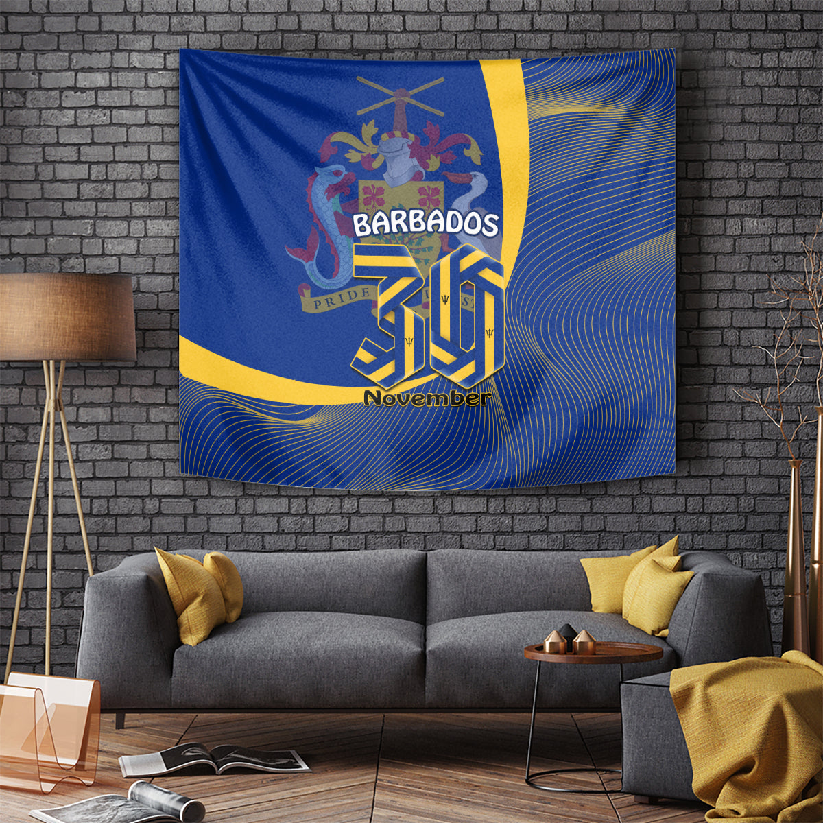 personalised-barbados-independence-day-tapestry-30-november-happy-anniversary-barbadian