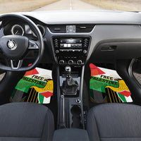 Free Palestine Car Mats Coat Of Arms Mix Flag Style - Wonder Print Shop
