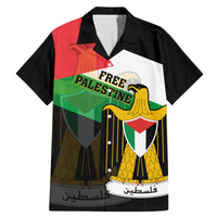 Free Palestine Family Matching Mermaid Dress and Hawaiian Shirt Coat Of Arms Mix Flag Style - Wonder Print Shop