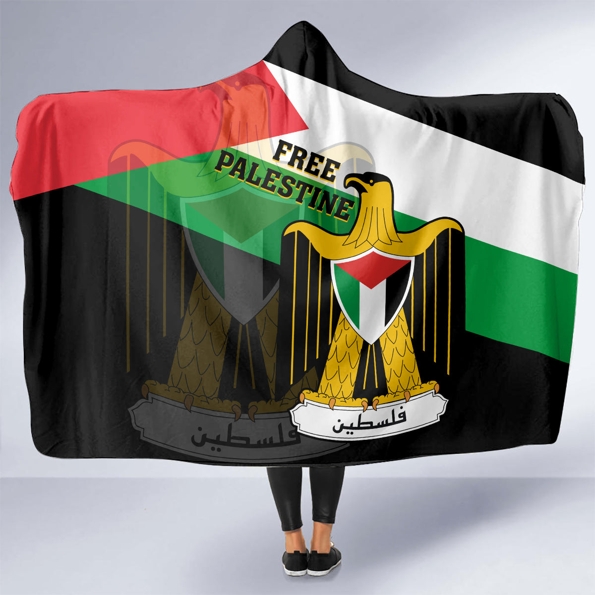free-palestine-hooded-blanket-coat-of-arms-mix-flag-style