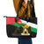 Free Palestine Leather Tote Bag Coat Of Arms Mix Flag Style - Wonder Print Shop