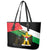 Free Palestine Leather Tote Bag Coat Of Arms Mix Flag Style - Wonder Print Shop