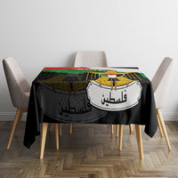 Free Palestine Tablecloth Coat Of Arms Mix Flag Style - Wonder Print Shop