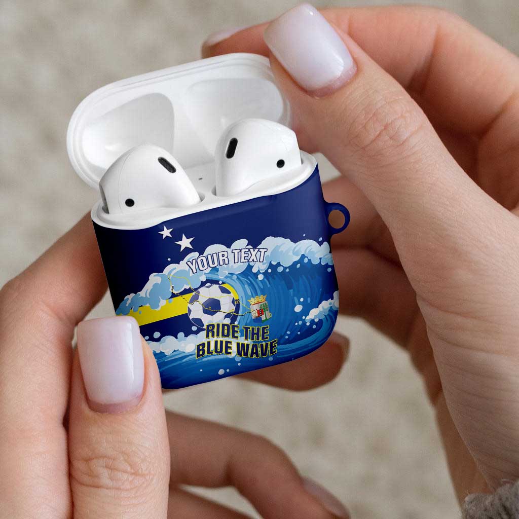 Personalized Curacao Football AirPods Case First-ever World Cup Ride The Blue Wave - Wonder Print Shop