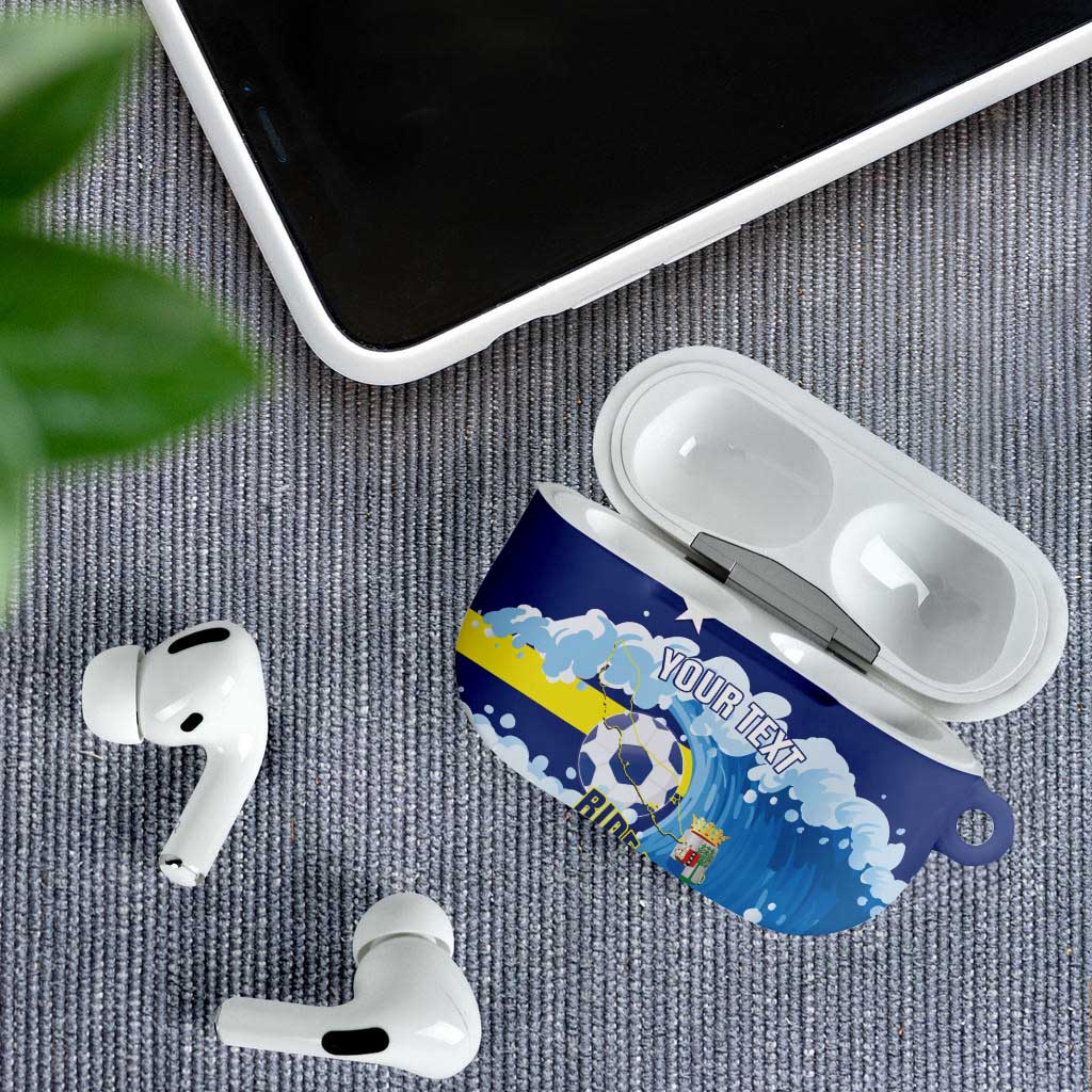 Personalized Curacao Football AirPods Case First-ever World Cup Ride The Blue Wave - Wonder Print Shop