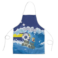 Personalized Curacao Football Apron First-ever World Cup Ride The Blue Wave - Wonder Print Shop