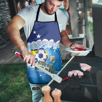 Personalized Curacao Football Apron First-ever World Cup Ride The Blue Wave - Wonder Print Shop